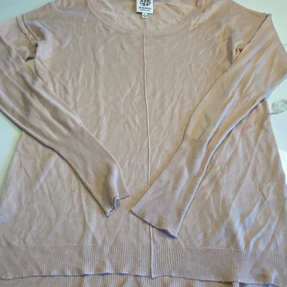 Size small mauve/pink long sleeve sweater